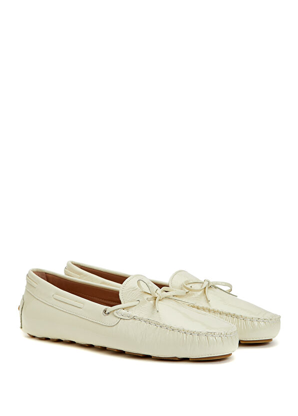 Beymen Club Ecru Women's Patent Leather Loafer - 2