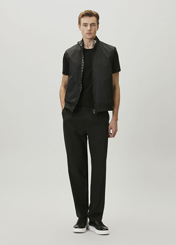 Beymen Club Black Regular Fit Elastane Basic T-Shirt - 2