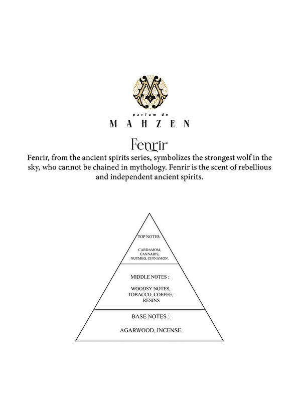 Parfum de Mahzen Fenrır Extraıt De Parfume 100 ml Unisex Parfüm - 3
