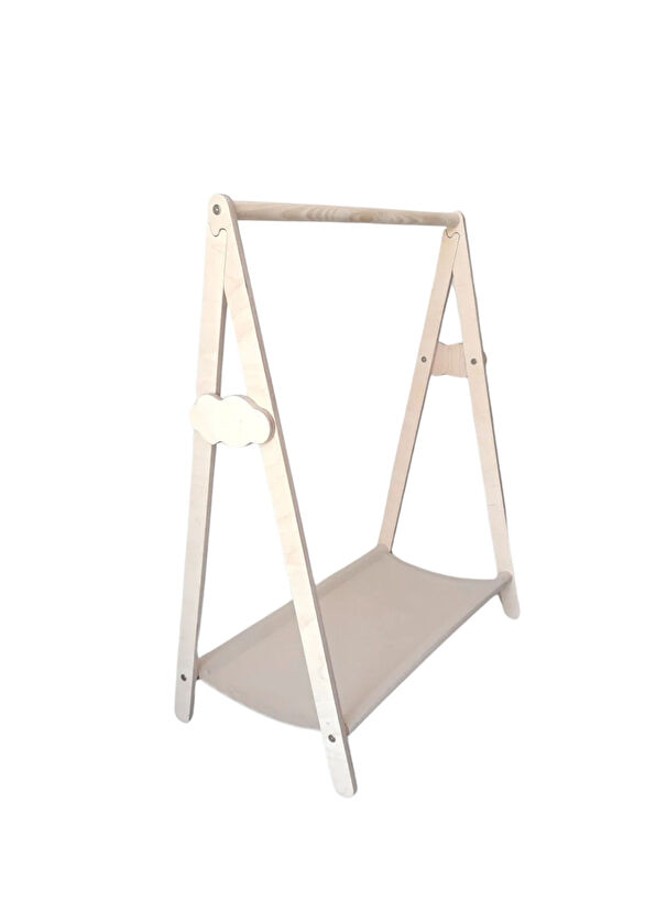 Resim Montessori Bulut Naturel Çocuk Odası Askı 
