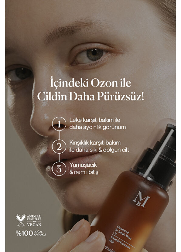 Misbahçe Yenileyici Onarıcı Ozonlu Kantaron Cilt Bakım Yağı 50 ml - 3