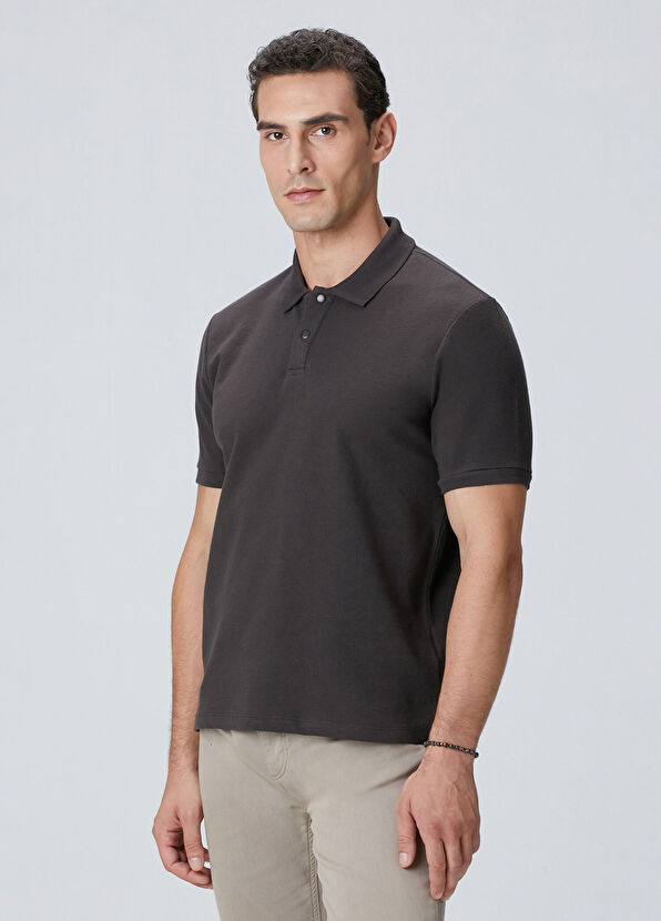 Network Kahverengi Polo Yaka T-shirt - 4