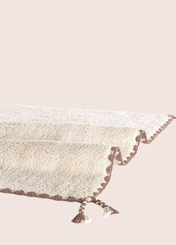 Irya Vina Light Beige Bamboo Bath Mat 60 x 100 cm - 2