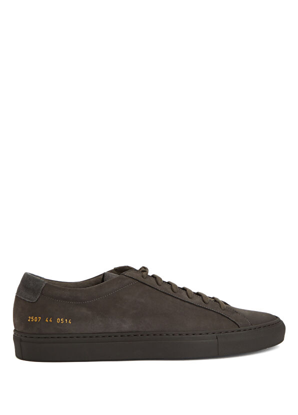 Common Projects Anthracite Men's Leather Sneakers - 1