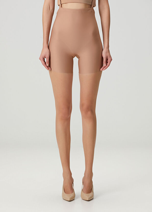 Açık Kahverengi Şort - Görsel 3