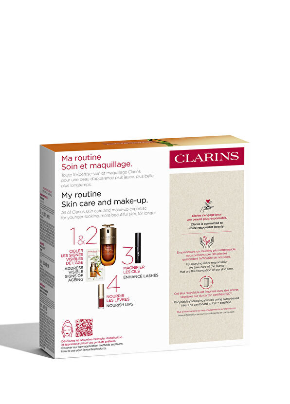 Clarins Double Serum Yaşlanma Karşıtı Cilt Bakım Seti - 4