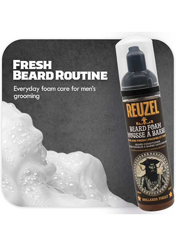 Reuzel Beard Foam Clean & Fresh Durulanmayan Sakal Temizleme Köpüğü 70 ml - 3