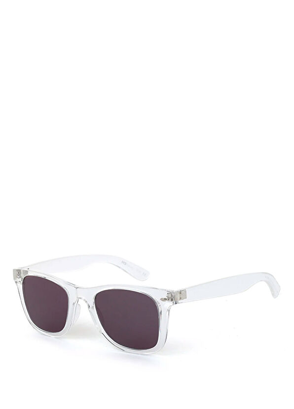 Mess Frames Pleasure Transparan Şeffaf Unisex Güneş Gözlüğü - 4