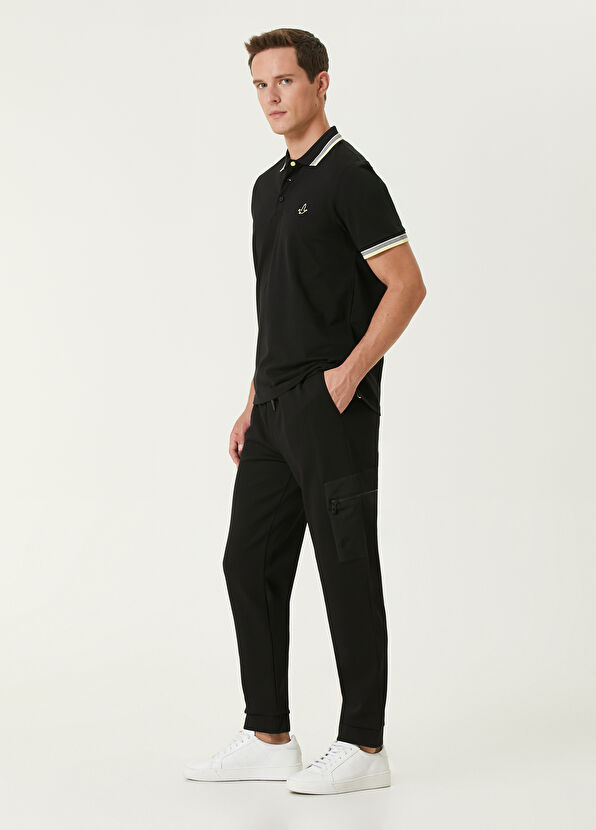 Beymen Club Comfort Fit Siyah Polo Yaka T-shirt - 3