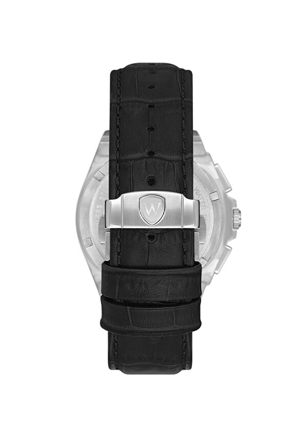 Wainer WA.19400-B Siyah Deri Erkek Kol Saati - 3