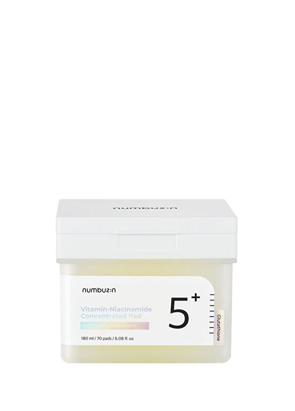 Numbuzin No.5 Vitamin Niacinamide Concentrated Skin Tone Equalizing and Anti-Dark Spot Tonic Pad 180 ml - 1