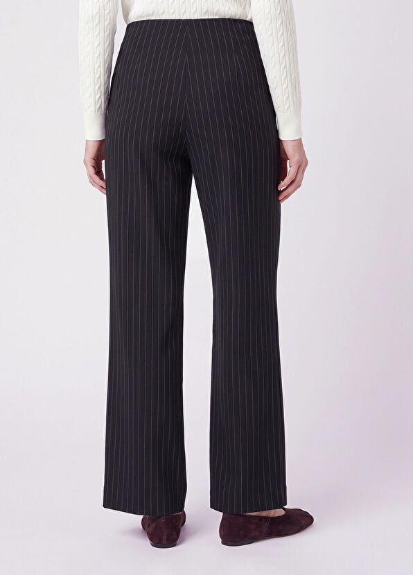 Beymen Club Navy Blue Striped Pants - 4