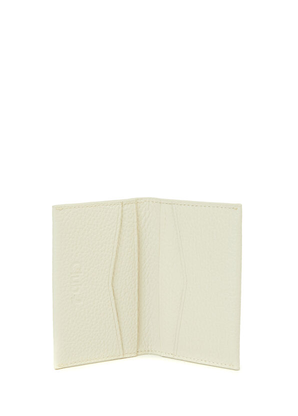 Beymen Club Ecru Covered Women's Leather Card Holder - 4