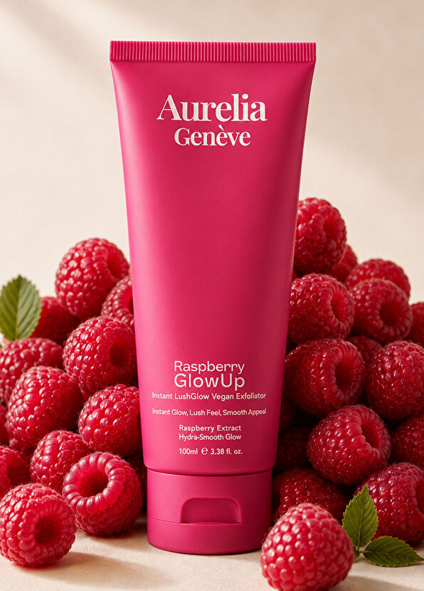 Aurelia Genève Raspberry Glowup Instant Lushglow Exfoliator - 2