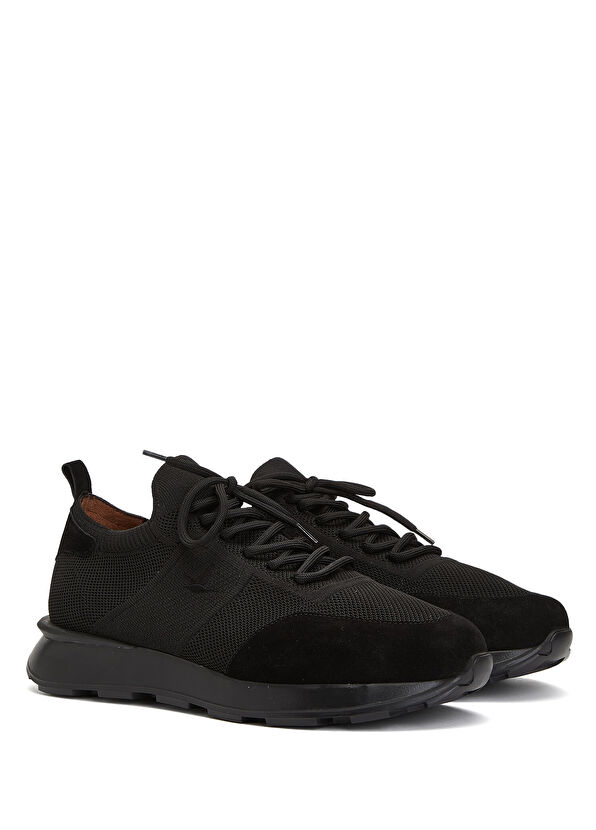 Beymen Club Siyah Retro Taban Erkek Triko Sneaker - 2