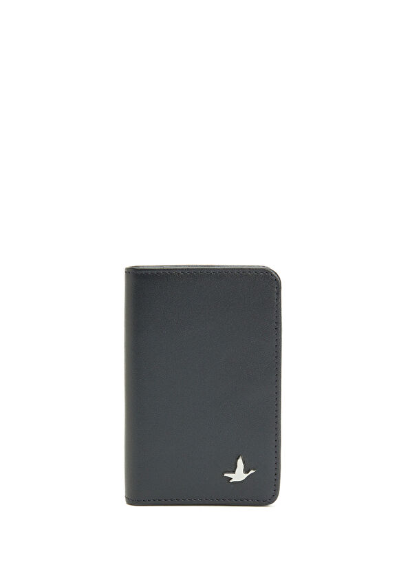 Beymen Club Navy Blue Men's Napa Leather Wallet - 1