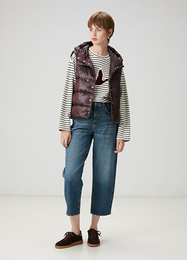 Beymen Club Ecru Striped Sweatshirt - 2