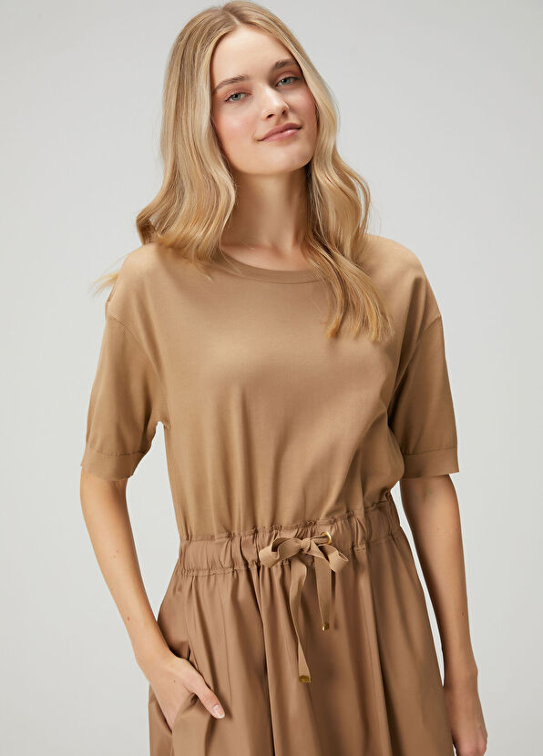 Beymen Club Deve Tüyü Tafta Etekli Uzun Elbise - 2