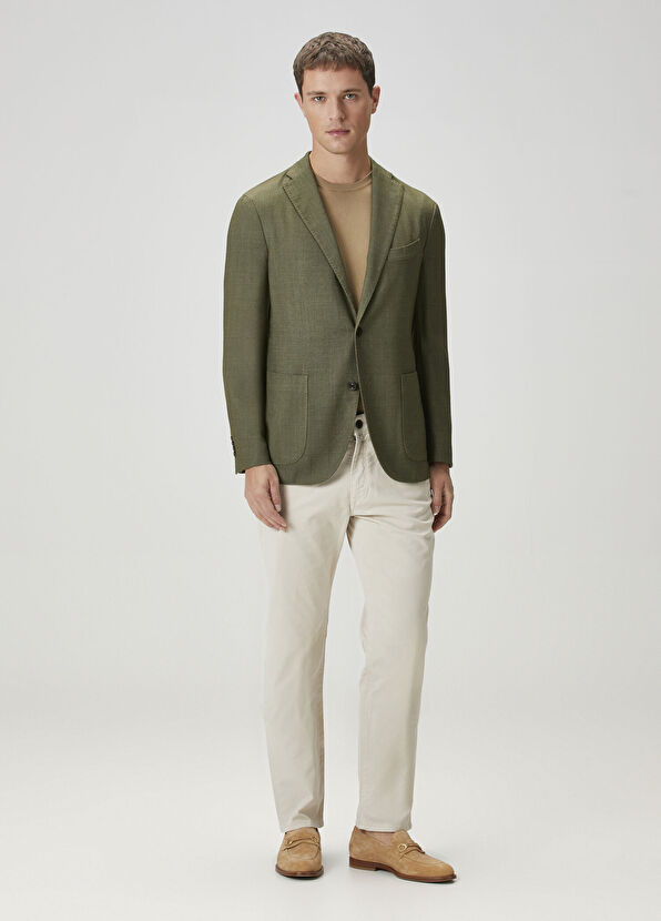 Boglioli Beyaz Jean Pantolon - 1