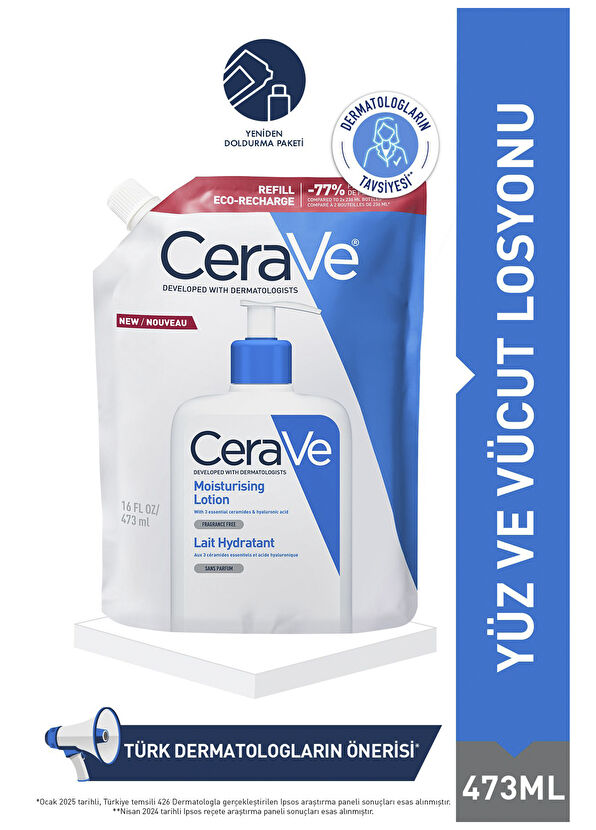 CeraVe Vücut Nemlendirici Losyon Refill 473 ml - 2