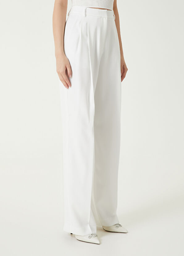 Beymen Club Beyaz Palazzo Pantolon - 2