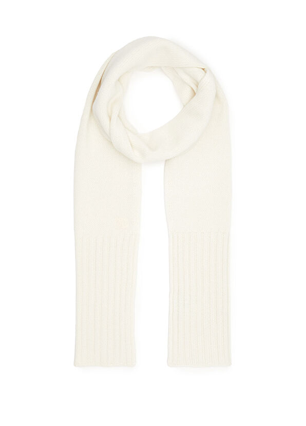 Dolce&Gabbana Krem Kadın Kaşmir Atkı - 2