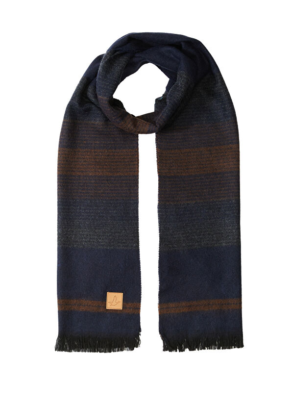 Beymen Club Navy Blue Men's Scarf - 1