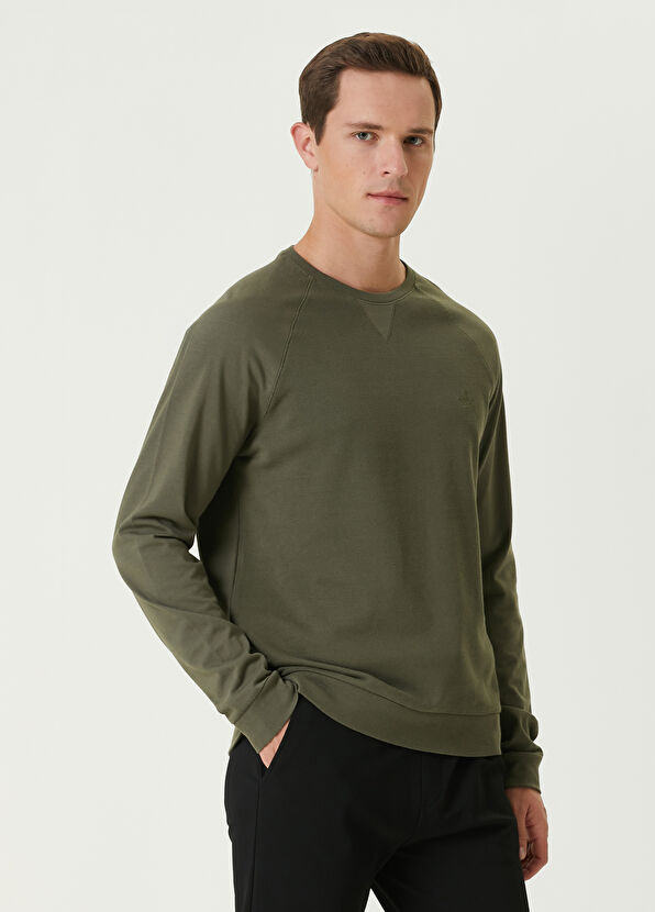 Beymen Club Açık Haki Uzun Kollu T-shirt - 2