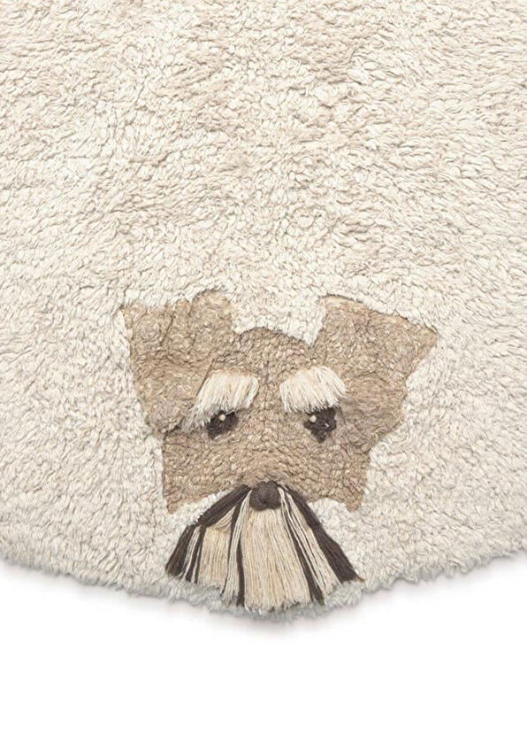Lorena Canals Dogs Figured Cotton Children's Room Carpet - 3