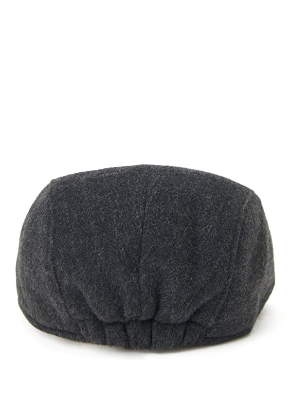 Beymen Club Anthracite Faint Striped Men's Wool Hat - 3