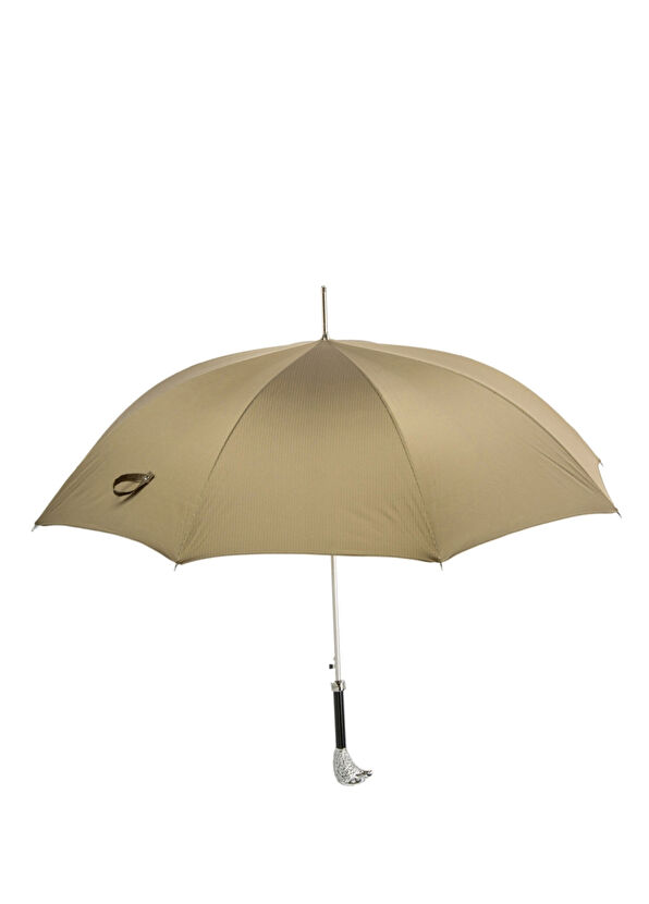 Pasotti Silver Plated Eagle Resin Handle Automatic Umbrella - 1