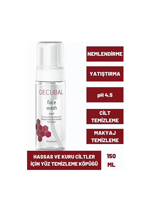 Decubal Basic Repair Onarıcı Yüz Kremi 100 ml + Face Wash Yüz Yıkama Jeli 150 ml +Face Vital Yüz Kremi 50 ml Cilt Bakım Seti - 4