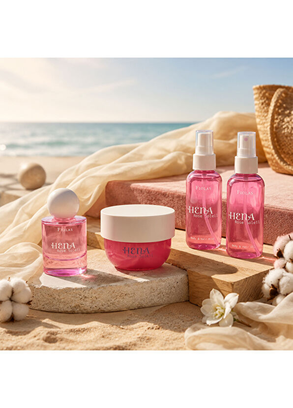 Fiolas Hena Rose Soleil EDP 50 ml Unisex Parfüm - 3