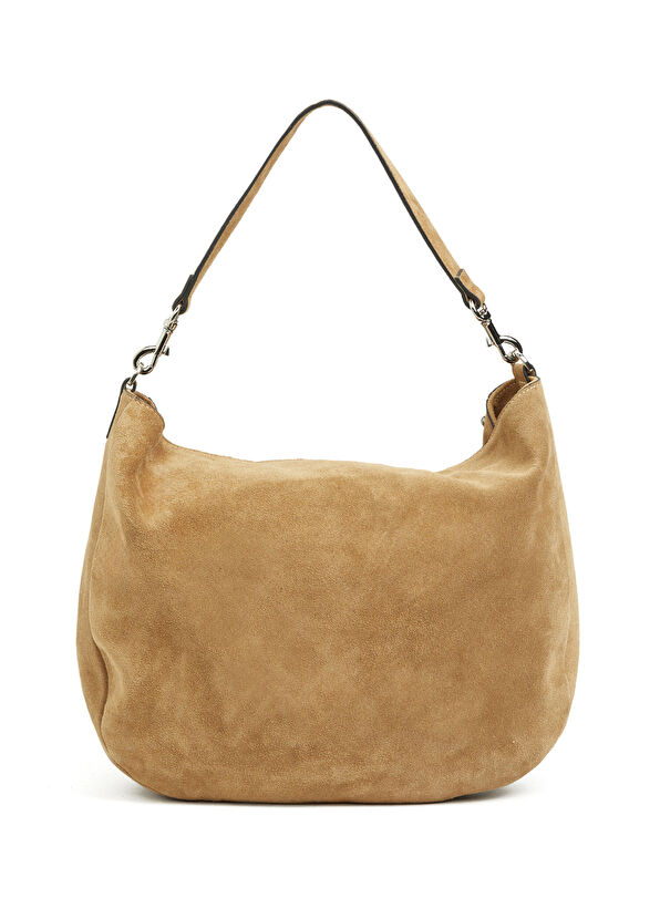 Beymen Club Taba Trok Detaylı Kadın Süet Çanta - 3