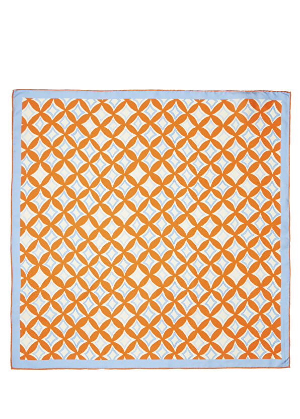 Beymen Club Turuncu İpek Eşarp - 1