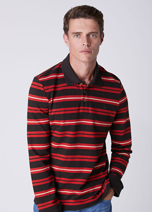 Beymen Club Brown Red Polo Sweatshirt - 2