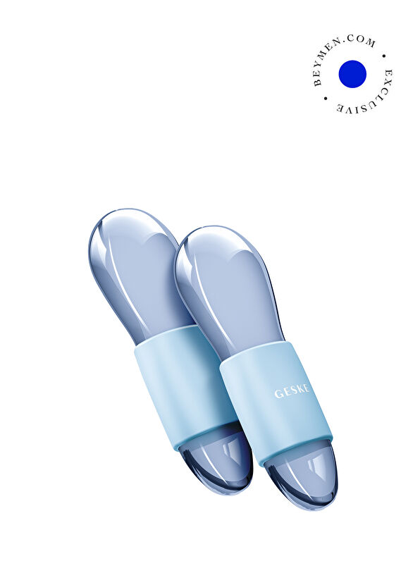 Geske Cool & Warm Duo Eye Massager Mavi Sıcak ve Soğuk Göz ve Yüz Masaj Aleti  - 1