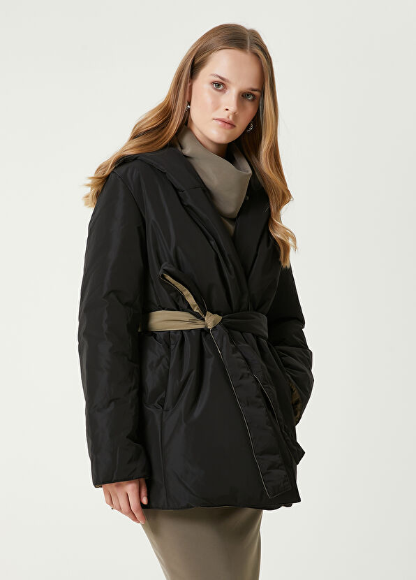 Beymen Club Siyah Çift Taraflı Mont - 1