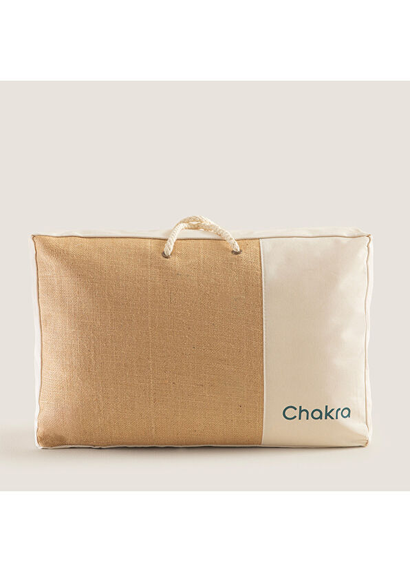 Chakra Bianca Beyaz Pamuklu Tek Kişilik Yorgan 155 x 215 cm - 4