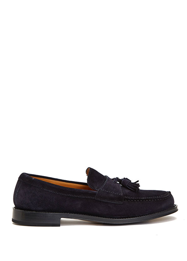 Fabi Navy Blue Men's Suede Loafer - 1