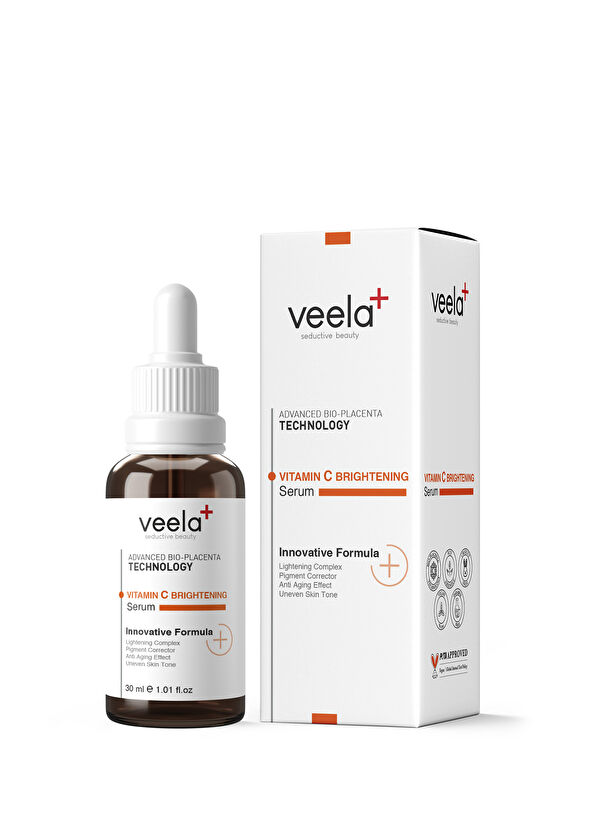Veela Vitamin C Brightening Serum Leke Önleyici Aydınlatıcı Cilt Setumu 30 ml - 1