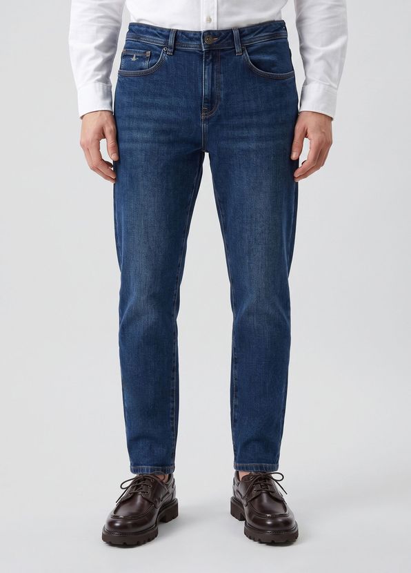 Beymen Club Tapered Fit Mavi Jean Pantolon - 2