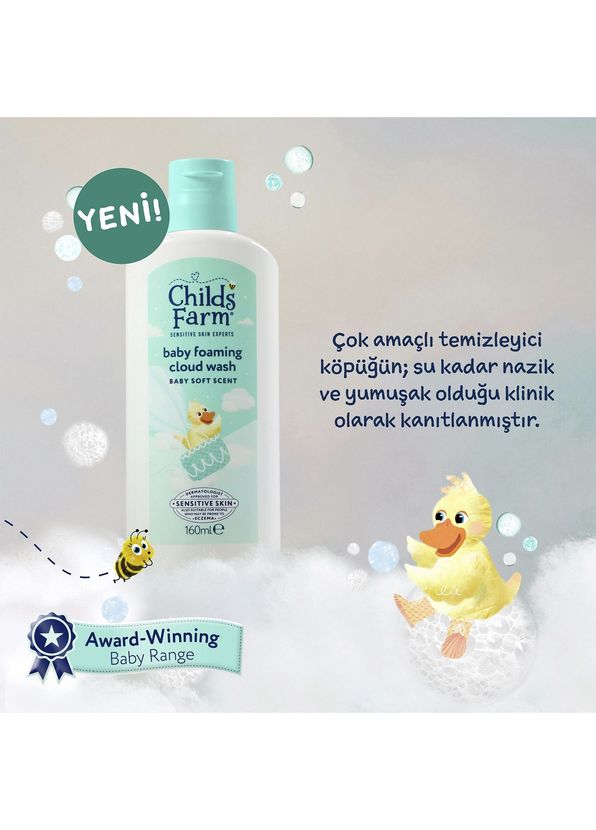 Childs Farm Aloe Vera and Cucumber Extract Newborn Foam Baby Shampoo 160 ml - 2