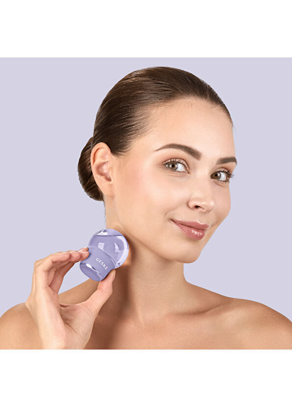 Geske Cool & Warm Face and Body Massager Mor 7'si 1 Arada Serin ve Sıcak Yüz ve Vücut Masaj Aleti - 4