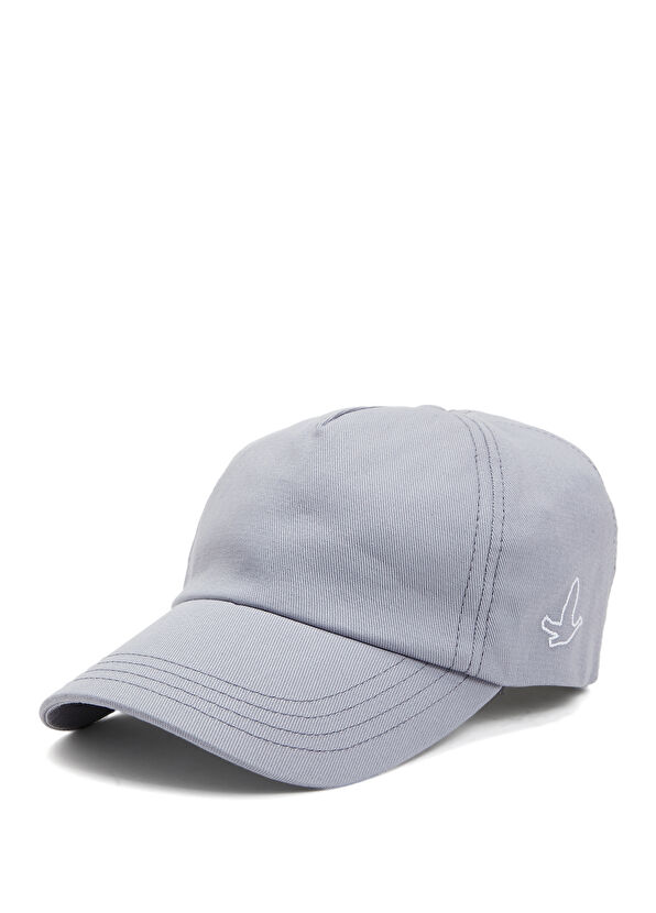 Beymen Club Gri Logo Detaylı Erkek Şapka - 1