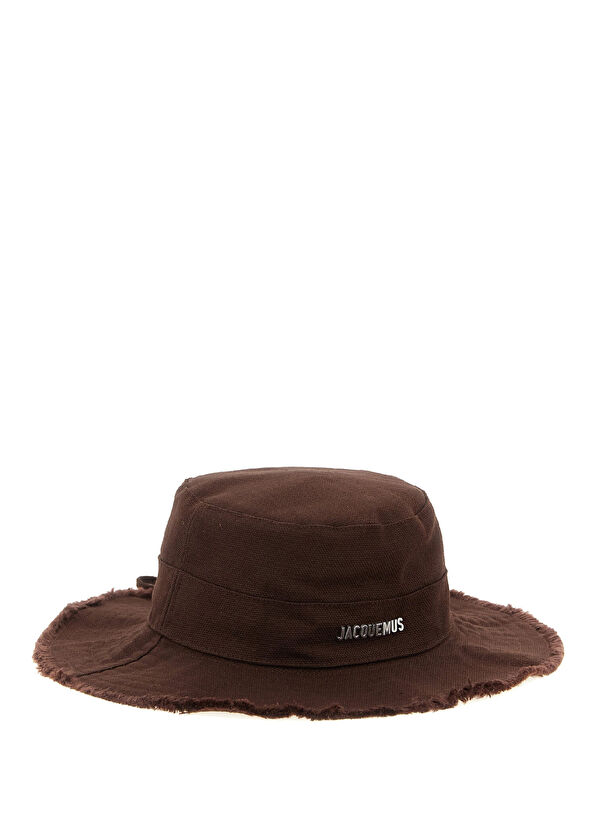 Kahverengi Kadın Organik Pamuk Şapka - Görsel 3