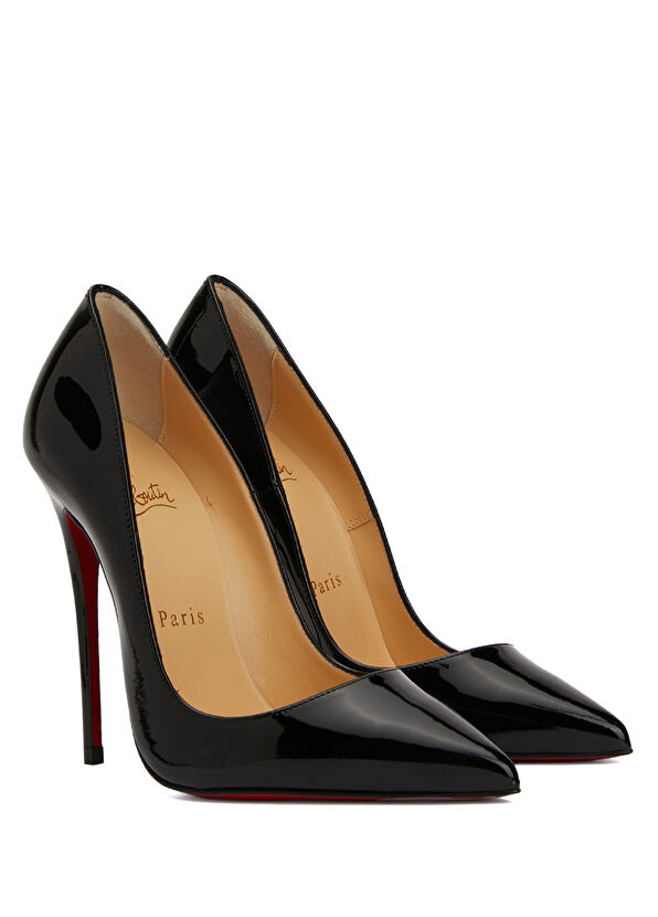 So Kate Siyah Deri Stiletto - Görsel 4