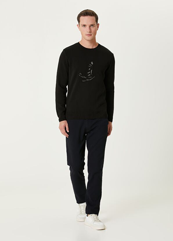 Beymen Club Slim Fit Lacivert Twill Dokulu Chino Pantolon - 1