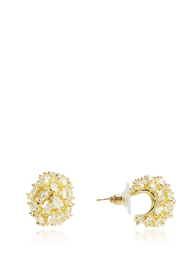 Beymen Club Women's Small Earrings With Stones - 2