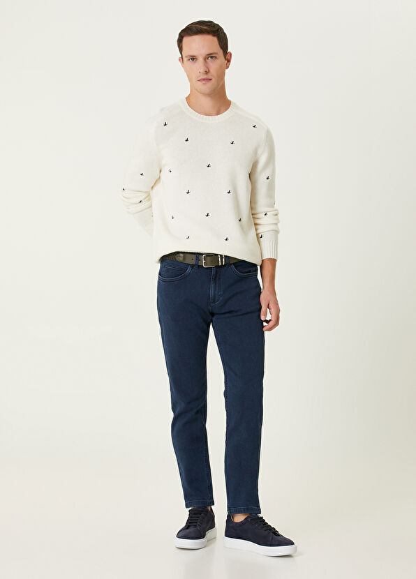 Beymen Club x Slim Fit Navy Blue Sport Pants - 1